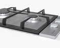 Domino Gas Cooktop CAGH32X Artusi 3D模型