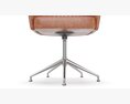 Donisi Leather Swivel Office Chair 3D модель