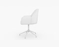Donisi Leather Swivel Office Chair 3D模型