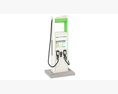Electric Vehicle Charging Station Electrify America Part 2 3D模型