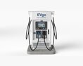 Electric Vehicle Charging Station EV GO 4 3Dモデル