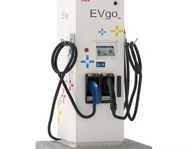 Electric Vehicle Charging Station EV GO Part 1 Modello 3D