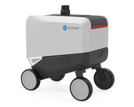 Eliport Delivery robot Modello 3D