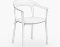 Elle Upholstered Chair with Armrest 3D-Modell