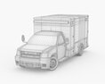 Emergency Ambulance Truck 2in1 vehicle car 3D模型 后视图