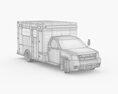 Emergency Ambulance Truck 2in1 vehicle car 3d model