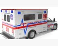 Emergency Ambulance Truck 2in1 vehicle car 3D模型