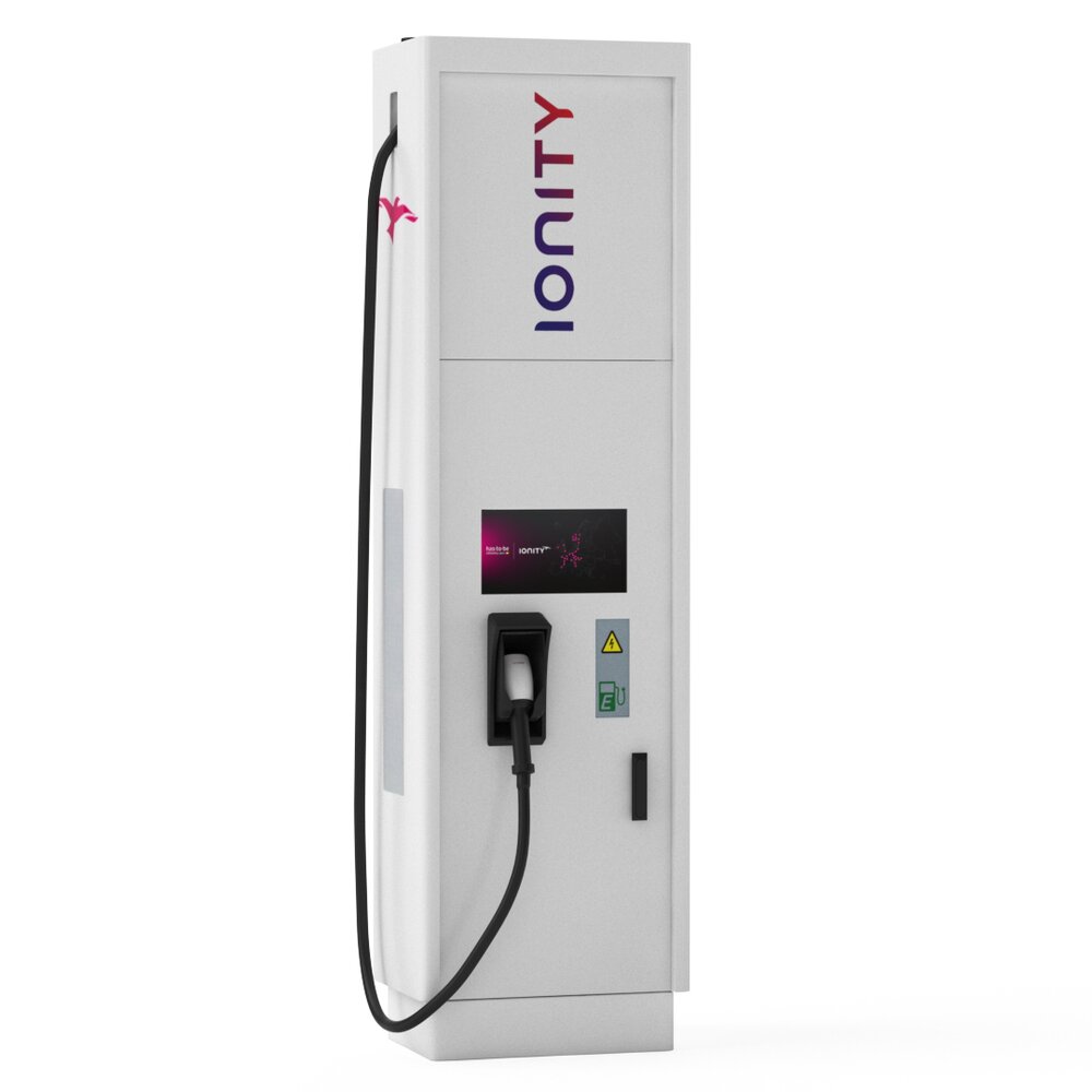 EV Ionity Charging Station 1 3D 모델 