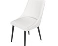 Faux Leather Upholstered Chair Modelo 3D