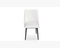 Faux Leather Upholstered Chair 3d model