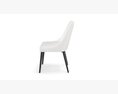 Faux Leather Upholstered Chair 3d model