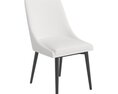 Faux Leather Upholstered Chair Modello 3D