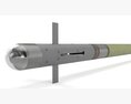 FIM 92 Stinger Missile 3D-Modell Vorderansicht