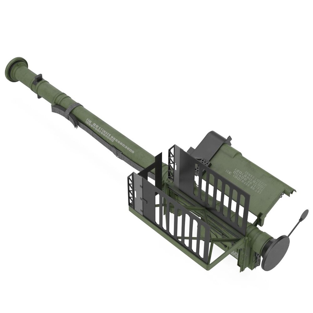 FIM 92 Stinger Missile Launcher Modello 3D