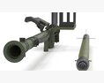 FIM 92 Stinger Missile with Launcher Modelo 3d