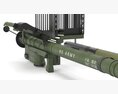 FIM 92 Stinger Missile with Launcher 3D-Modell