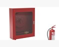 Fire Fighting System and security System 3D 모델 