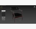 Flash Furniture Black Leather Soft Conference Chair Modelo 3d