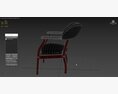 Flash Furniture Black Leather Soft Conference Chair Modèle 3d