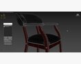 Flash Furniture Black Leather Soft Conference Chair 3D 모델 