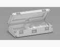 Flight Cases With Device Small 01 3D 모델 