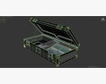 Flight Cases With Device Small 01 3D 모델 