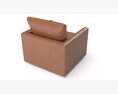 Gather Leather Swivel Chair 3D-Modell
