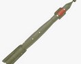 GBU-10 Paveway II Laser Guided Bomb 3Dモデル wire render