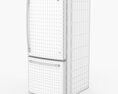 GE Bottom-Freezer Refrigerator GDE21EYKFS 3D 모델 