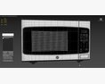 GE Countertop Microwave Oven JESP113SPSS Modello 3D
