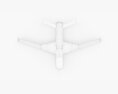 General Atomics Predator C Avenger UAV Drone Modèle 3d