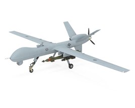 General Atomics UAV MQ-9 Reaper Military Aircraft Drone Modèle 3D