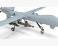 General Atomics UAV MQ-9 Reaper Military Aircraft Drone Modelo 3D