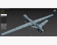 General Atomics UAV MQ-9 Reaper Military Aircraft Drone Modèle 3d