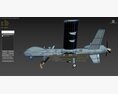 General Atomics UAV MQ-9 Reaper Military Aircraft Drone 3D模型