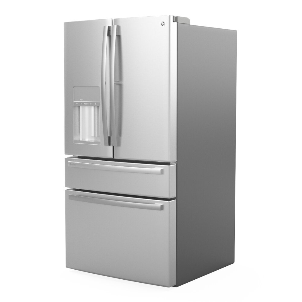 GE Profile French-Door Refrigerator PVD28BYNFS Modelo 3d