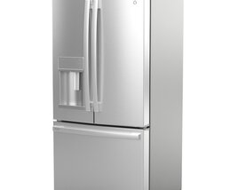 GE Profile French-Door Refrigerator PYE22KYNFS 3D 모델 