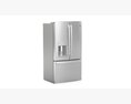 GE Profile French-Door Refrigerator PYE22KYNFS 3D-Modell