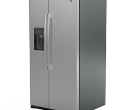 GE Side by Side Refrigerator GSS25GYPFS Modelo 3d