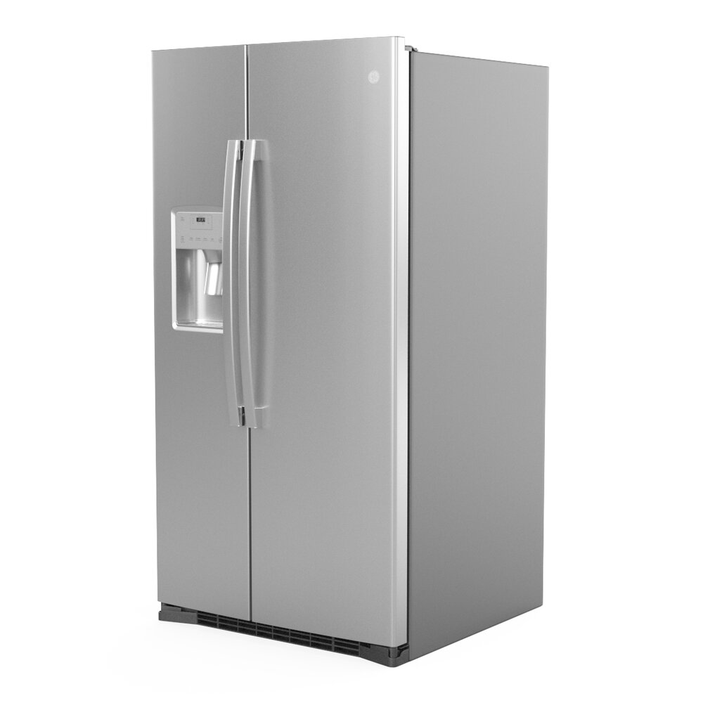 GE Side by Side Refrigerator GSS25IYNFS Modelo 3d