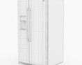 GE Side by Side Refrigerator GSS25IYNFS 3D-Modell