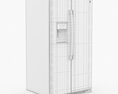 GE Side by Side Refrigerator GSS25IYNFS 3D 모델 