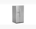 GE Side by Side Refrigerator GSS25IYNFS Modello 3D