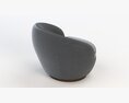 Giulia Swivel Arm Chair 3Dモデル