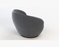 Giulia Swivel Arm Chair 3D модель
