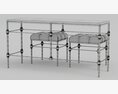 Grayson Bench and Table by Bernhardt Modello 3D
