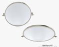 Hawthorn Hill Oval Mirror HH-Mirroroval-A Modelo 3d