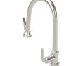 Henry Waterworks pull down faucet in polished nickel Modèle 3d