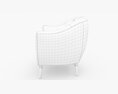 Homelegance Fabric Barrel Chair 3D-Modell