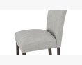 HomePop Parsons Classic Upholstered Accent Dining Chair Modèle 3d
